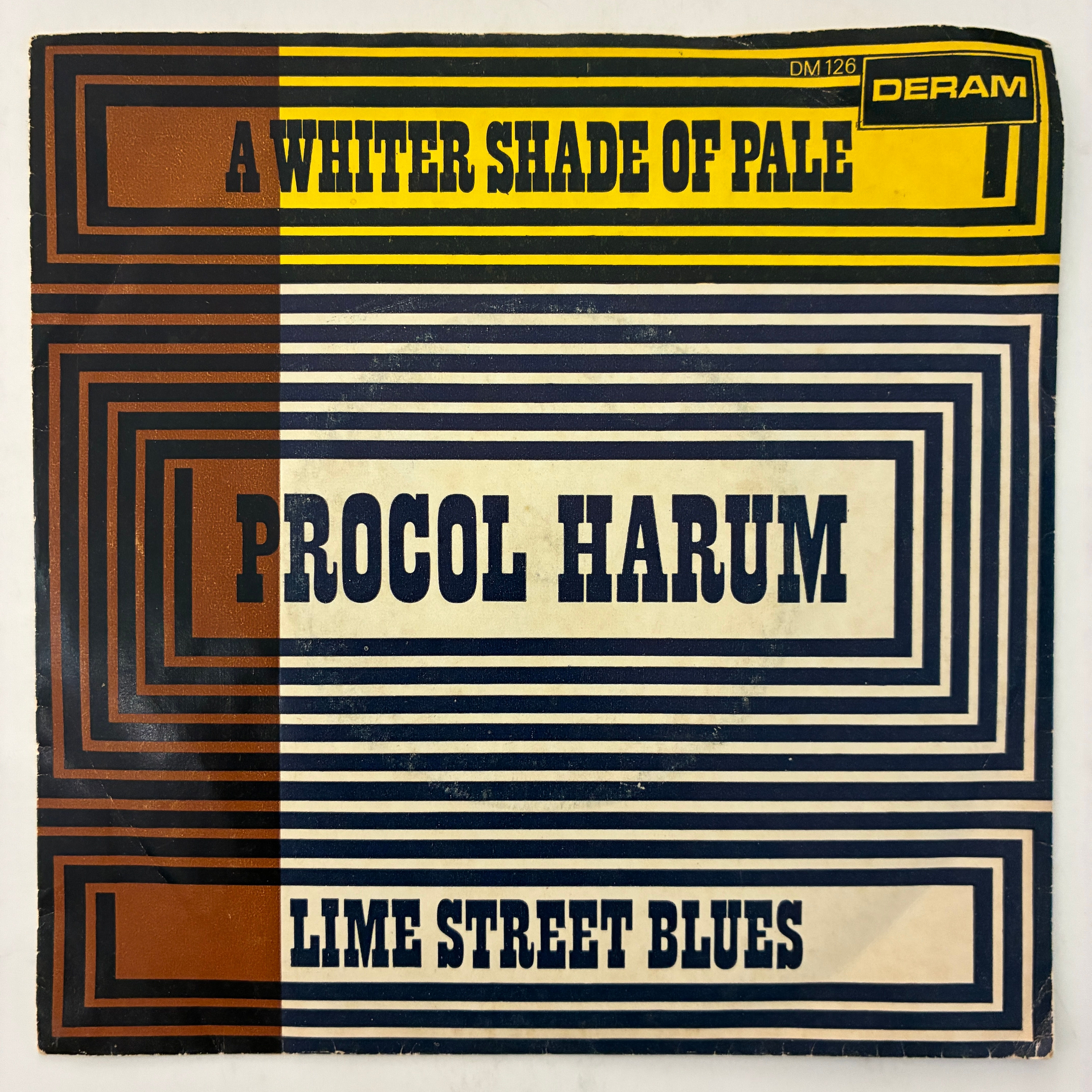 Procol Harum – A Whiter Shade Of Pale / Lime Street Blues - 45'lik