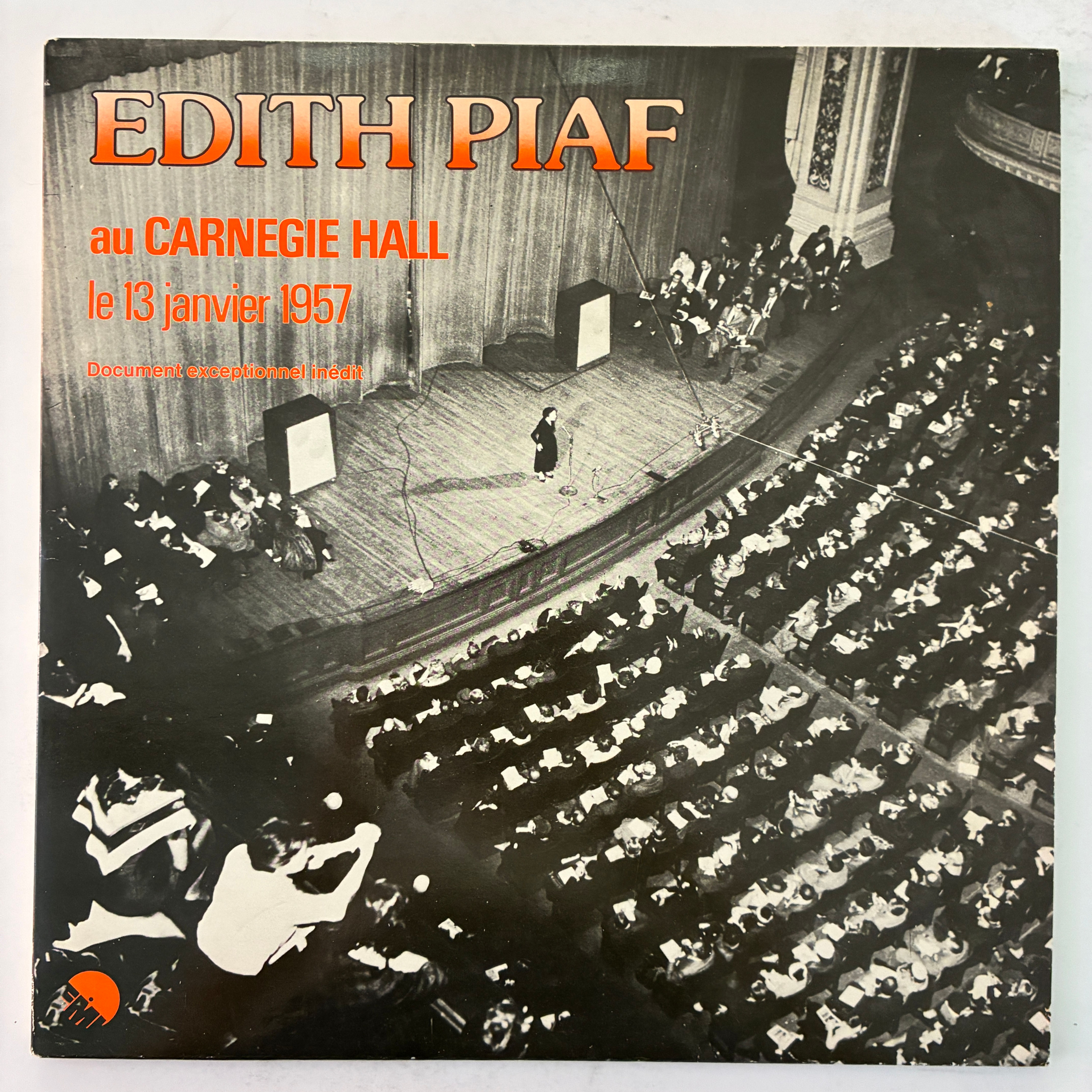 Edith Piaf – Edith Piaf At Carnegie Hall 13th January 1957 - Plak