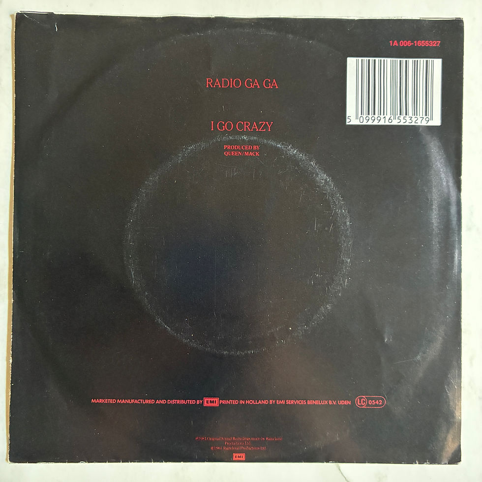Küçük resim: Queen – Radio Ga Ga - 45'lik