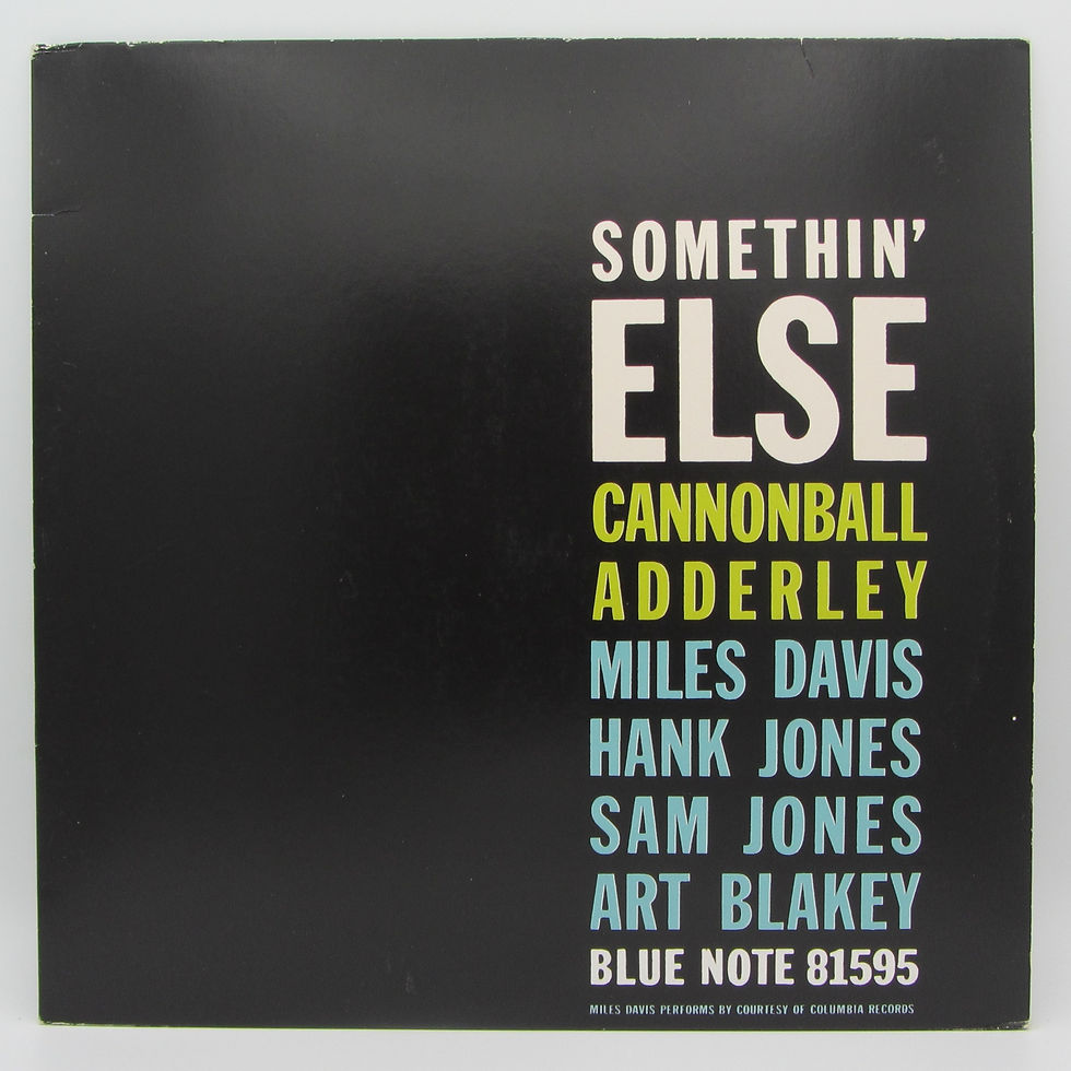 Cannonball Adderley, Miles Davis,Hank Jones, Sam Jones,Art Blakey–Somethin' Else
