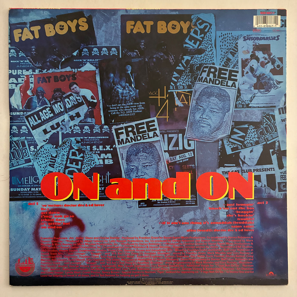 Küçük resim: Fat Boys – On And On - PLAK