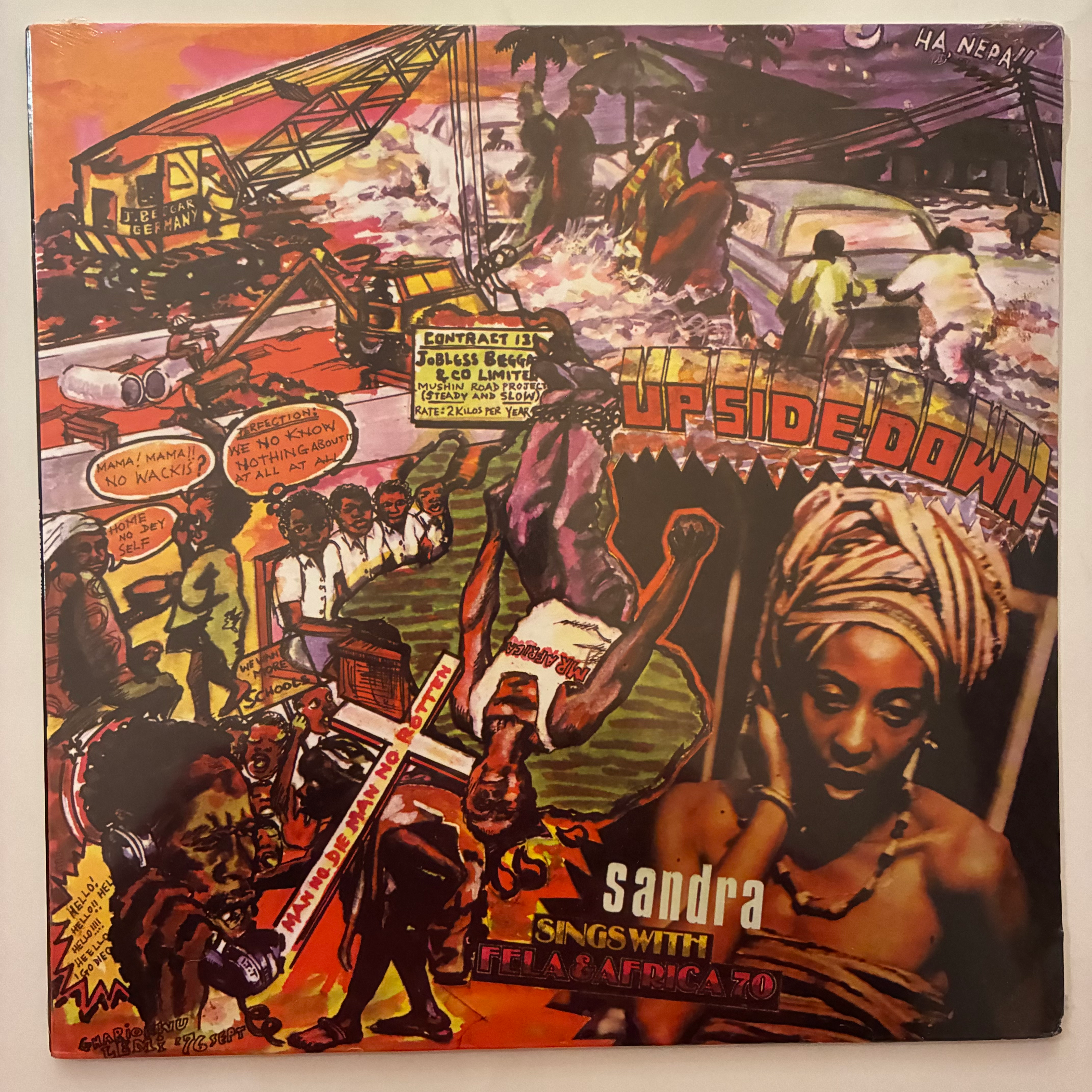 Sandra Sings With Fela & Africa 70 – Up Side Down - PLAK