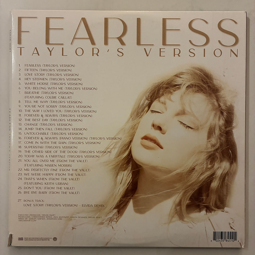 Küçük resim: Taylor Swift – Fearless (Taylor's Version) - PLAK