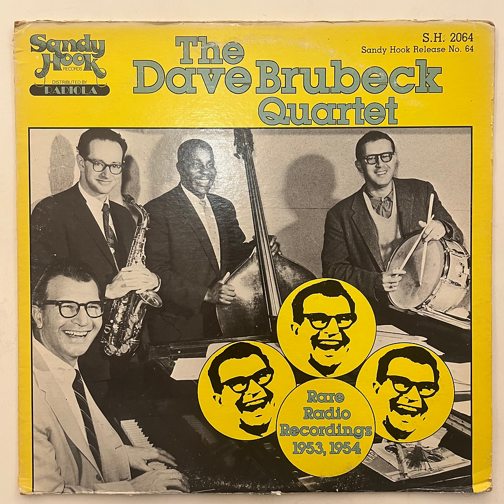 The Dave Brubeck Quartet – Rare Radio Recordings 1953, 1954 - PLAK