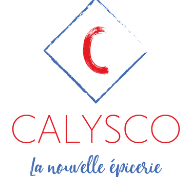 CALYSCO, logo, carré bleu, la nouvelle épicerie