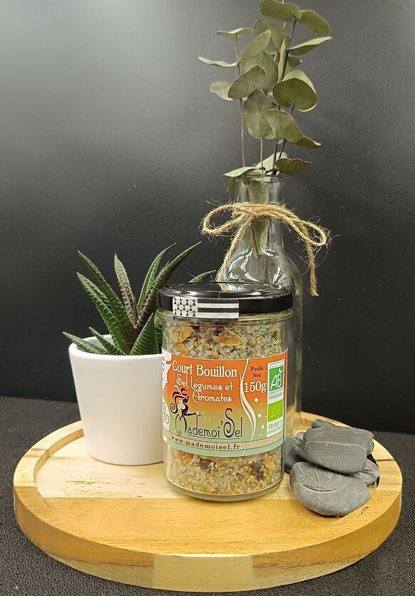 Miniature : Sel Gris Court Bouillon Légumes et Aromates Bio 150g