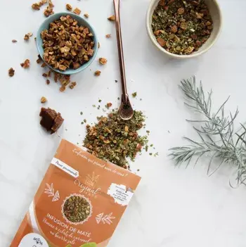 Miniature : Maté Pomme & éclats de caramel au beurre salé Bio - 70g

🇨🇵