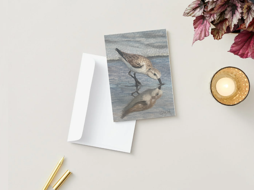 Sandpiper Reflections Notecard Set (set of 6)
