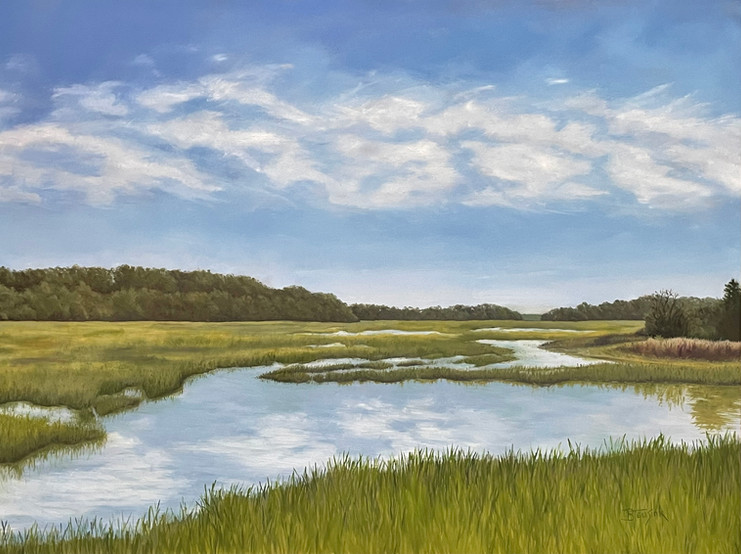 Original Oil painting "Pinckney Paradise" by Barbara Teusink