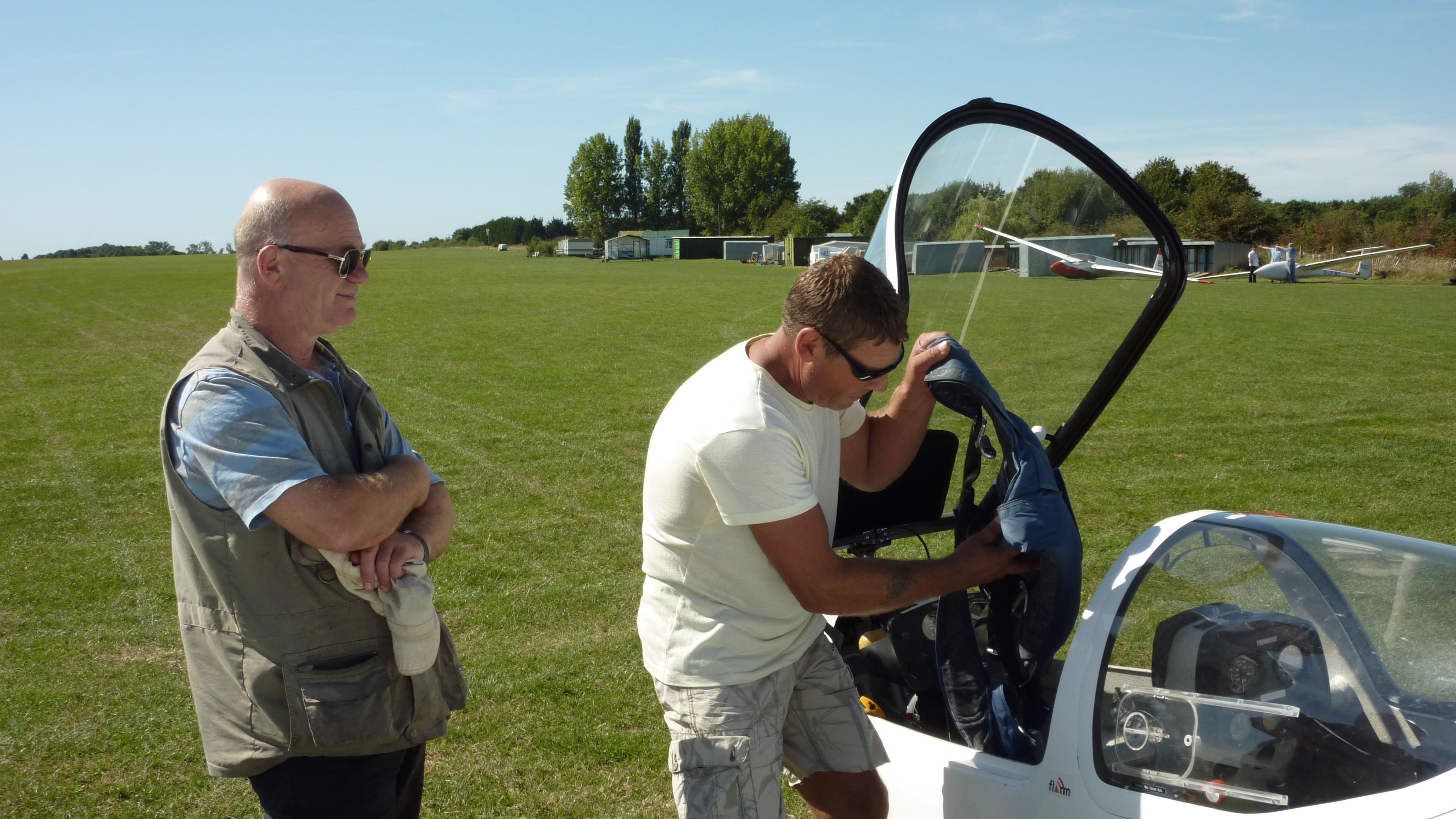 After the first solo! - Glyn Long
