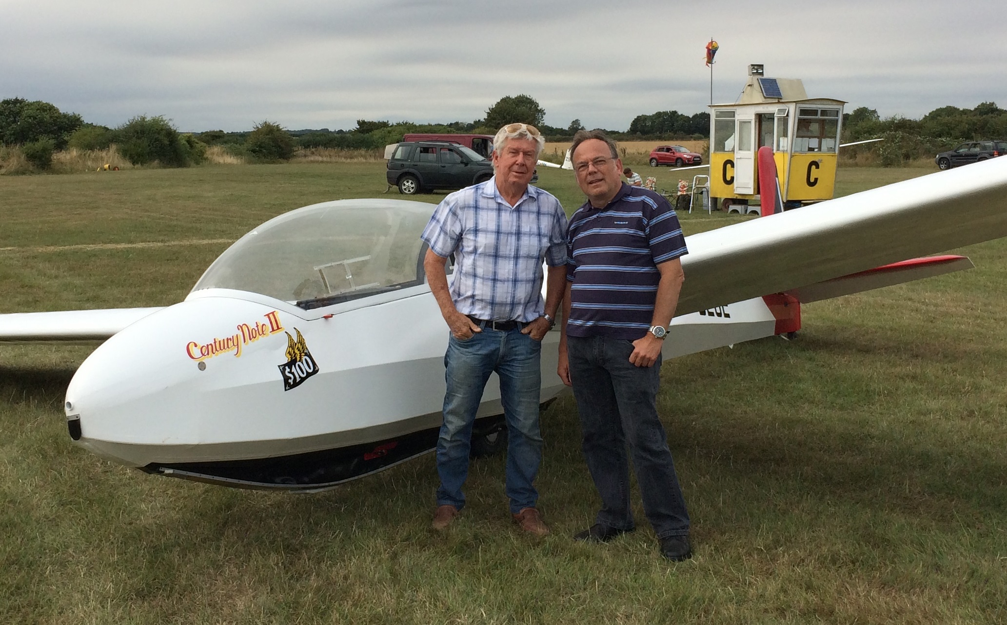 After the trial gliding lesson