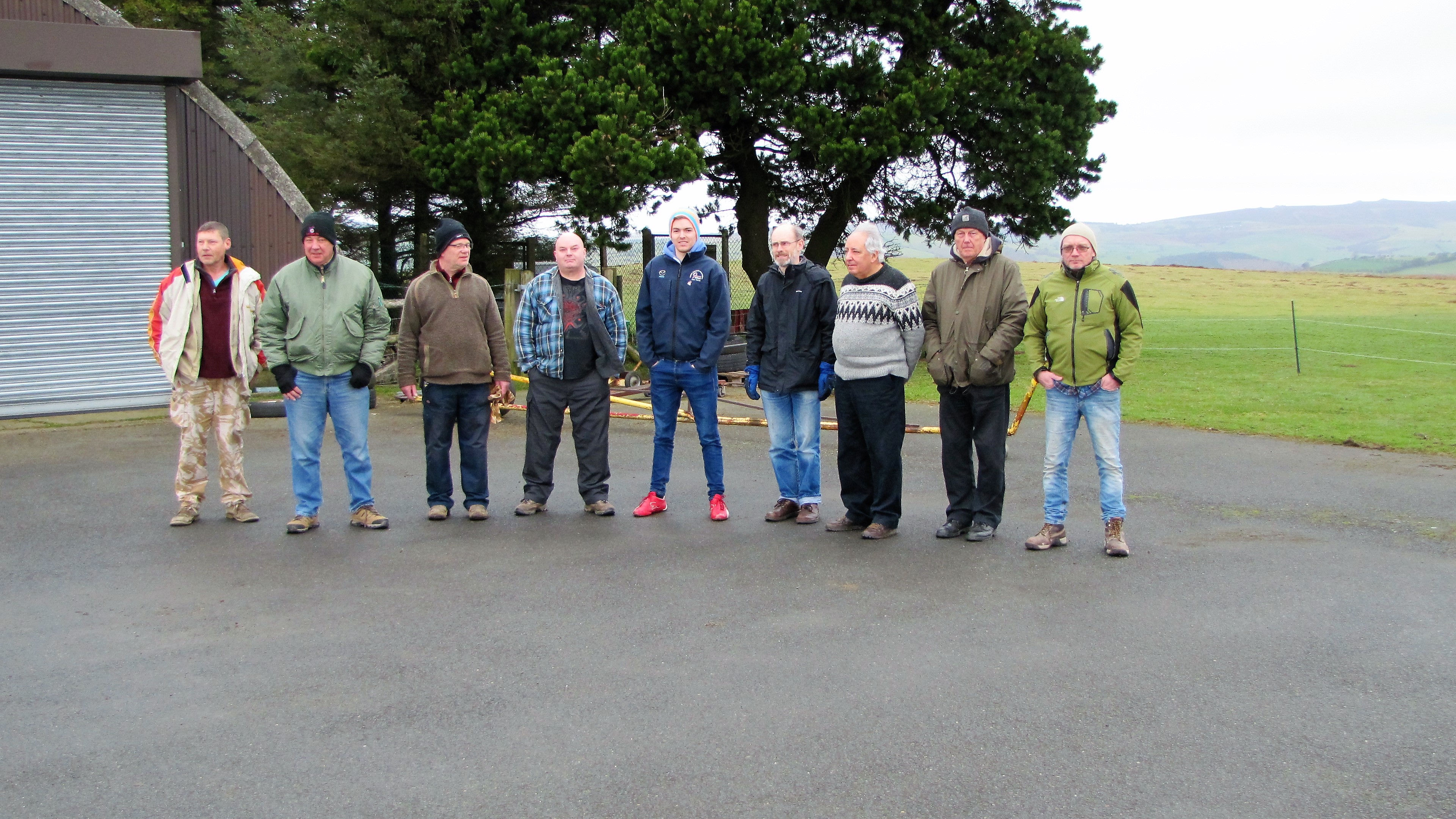 A photograph of EGC members taken on