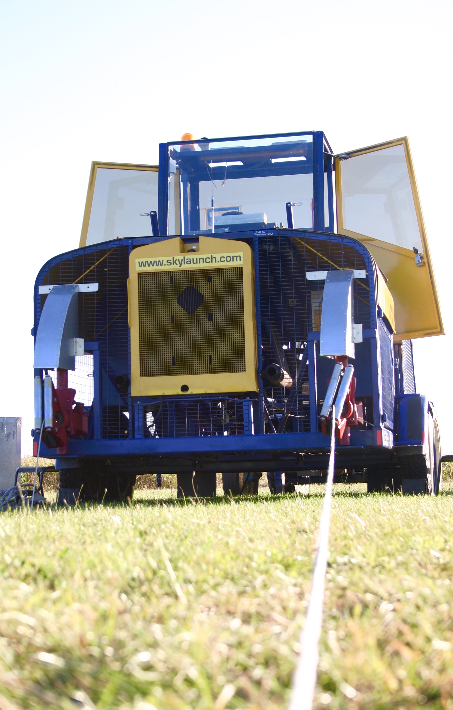 Our launch winch - Cathy Dellar