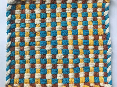 Four-color potholder pattern