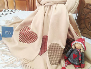 Pashmina "Corazones"