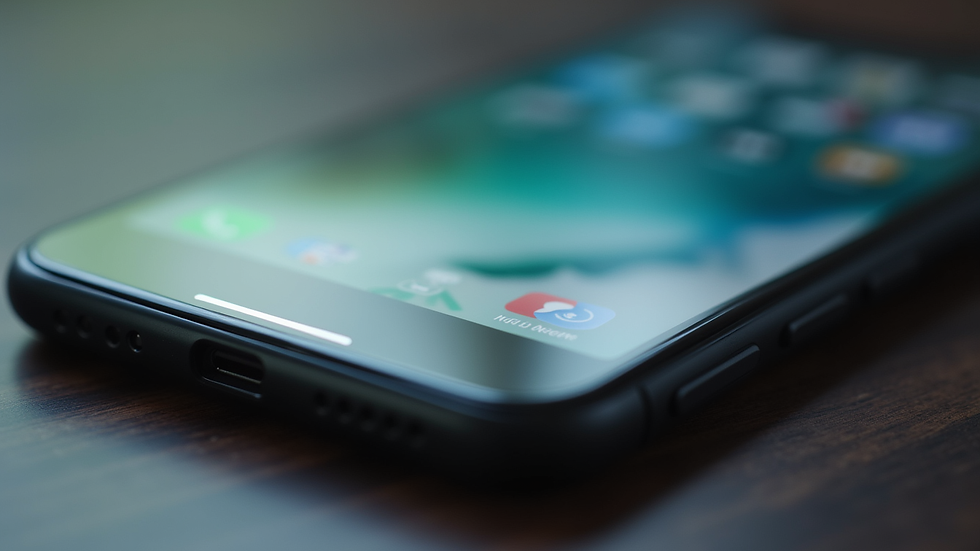 Close-up of a smartphone screen showing instant SMS alerts for new job requests