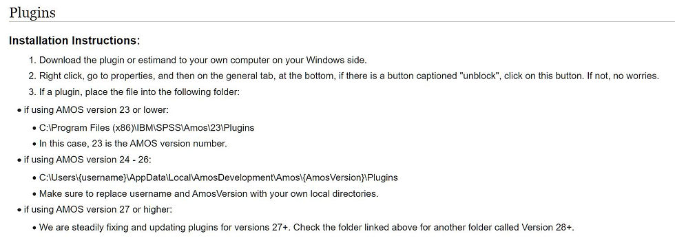 plugins amos by statwiki
