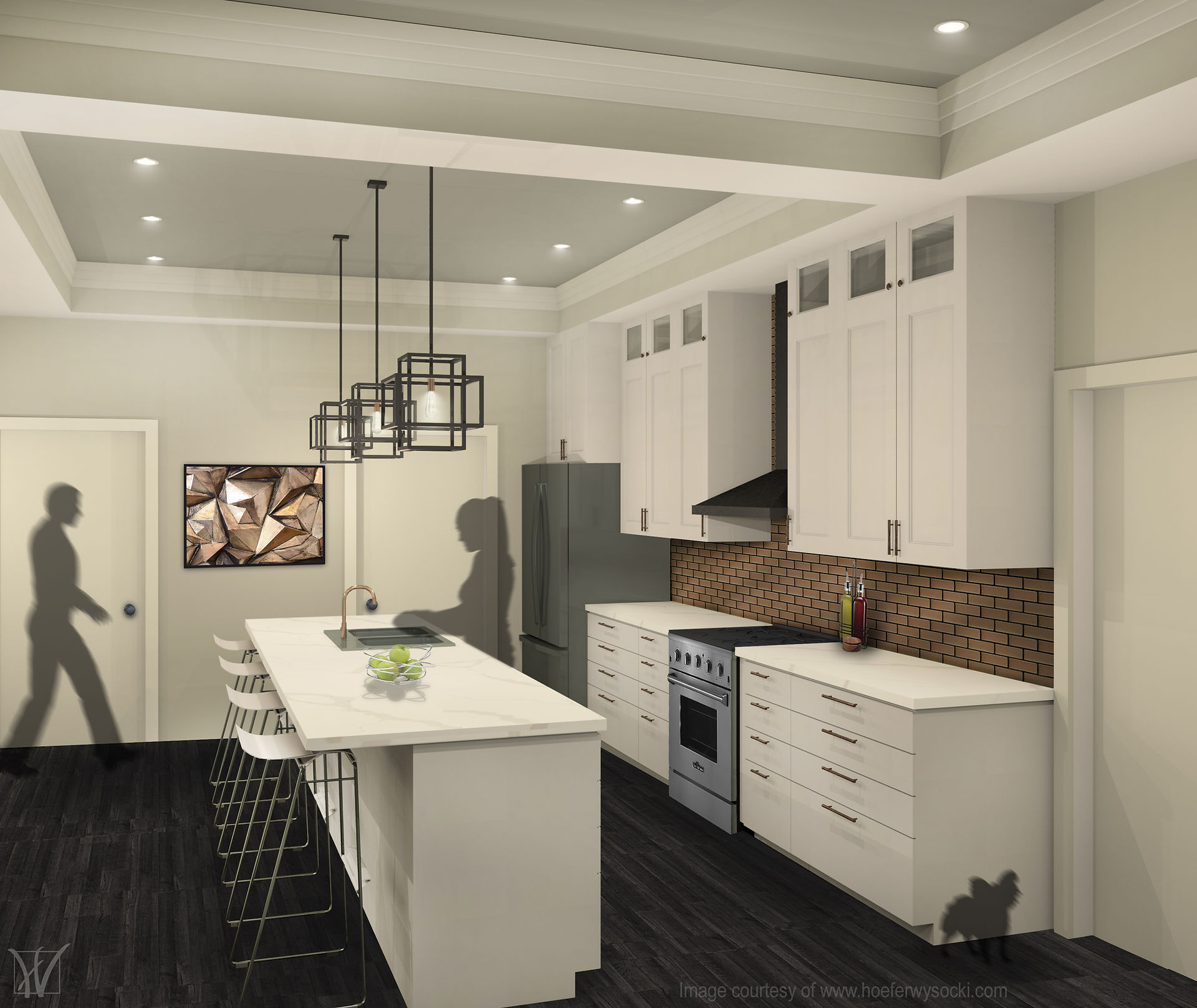 111 Lofts Luxury_kitchen rendering