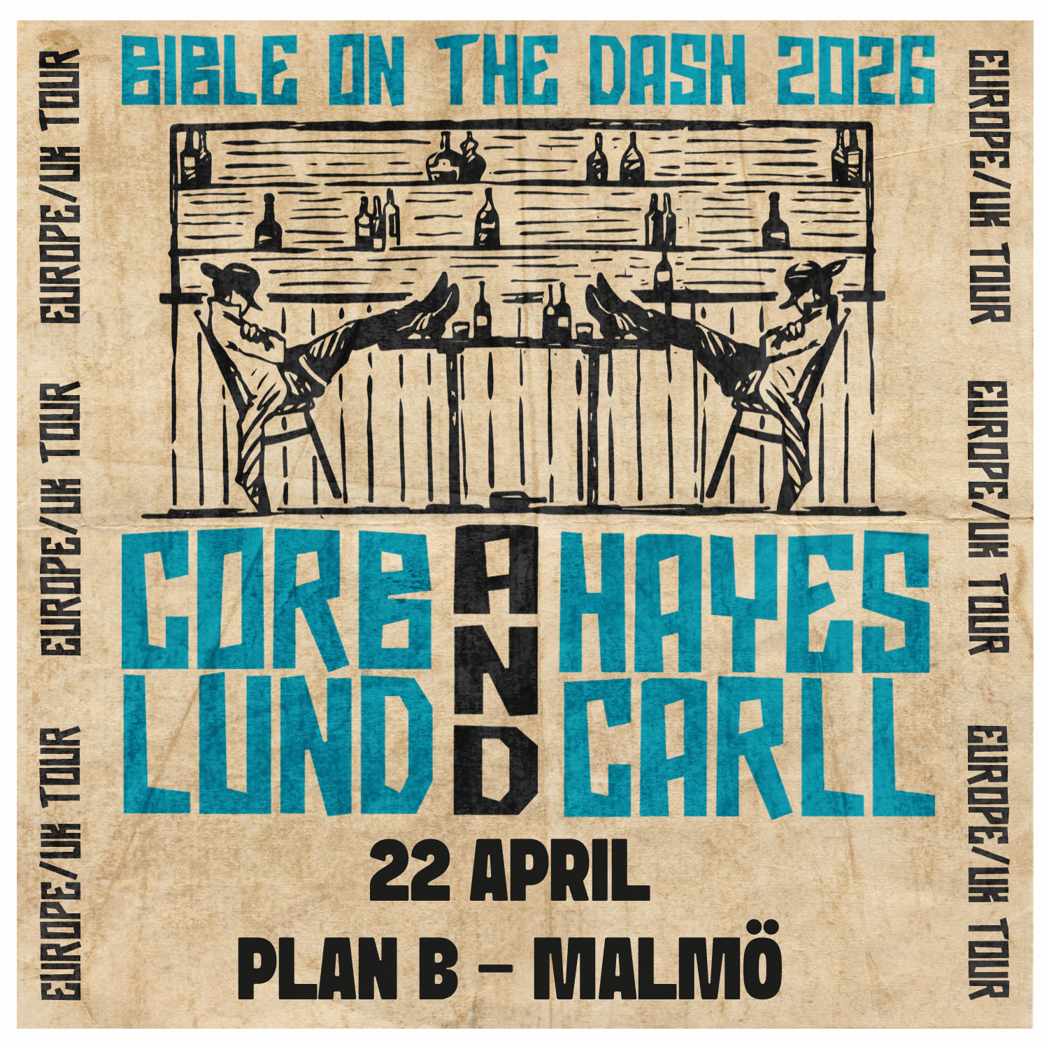 CONCERT: Flatlands pres. Hayes Carll & Corb Lund LIVE @ Plan B - Sittande