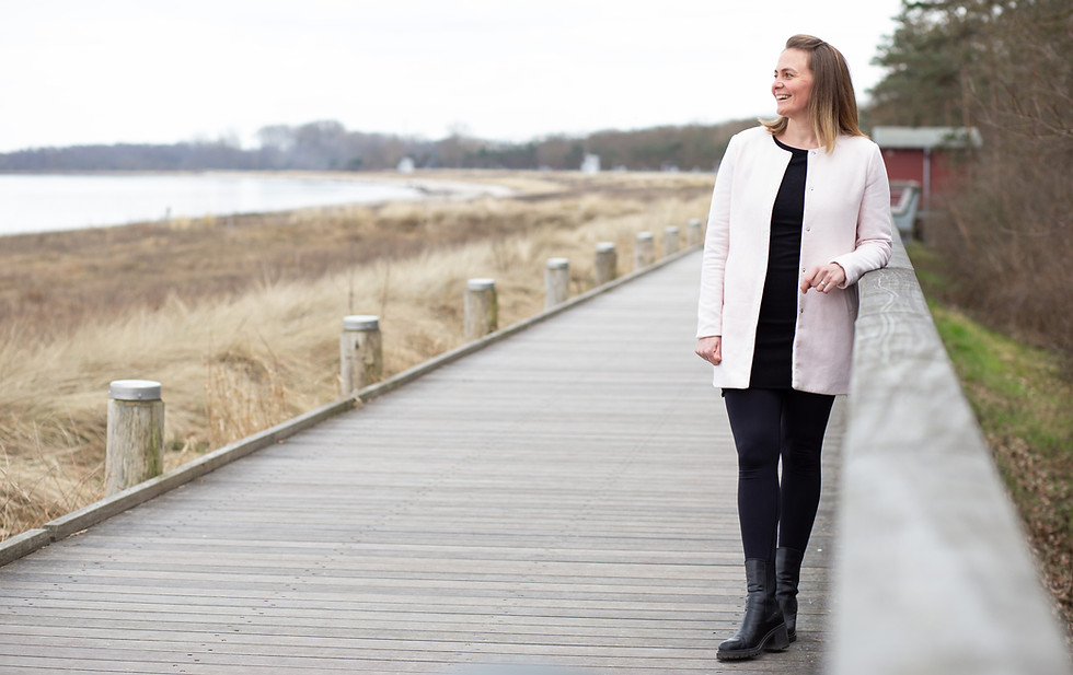Kristin Müller auf der Promenade
