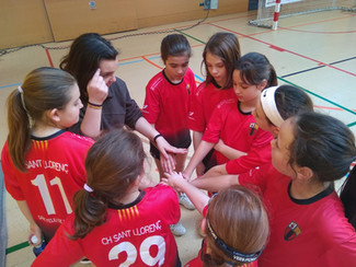 Derrota a Molins de l'aleví fem A