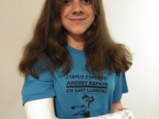 Sheila Font de l'infantil femení, recuperant-se