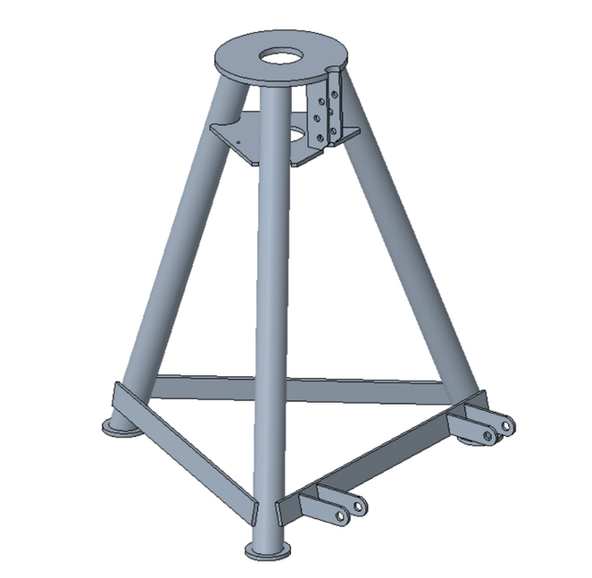 Custom jack stand designed for large vehicles