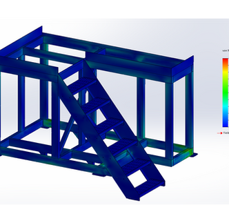 OSHA-compliant mobile access platform FEA