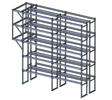 Maximum weight capacity analysis of warehouse storage racks