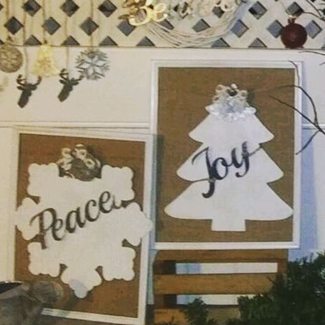 Wooden Farmhouse Christmas Signs