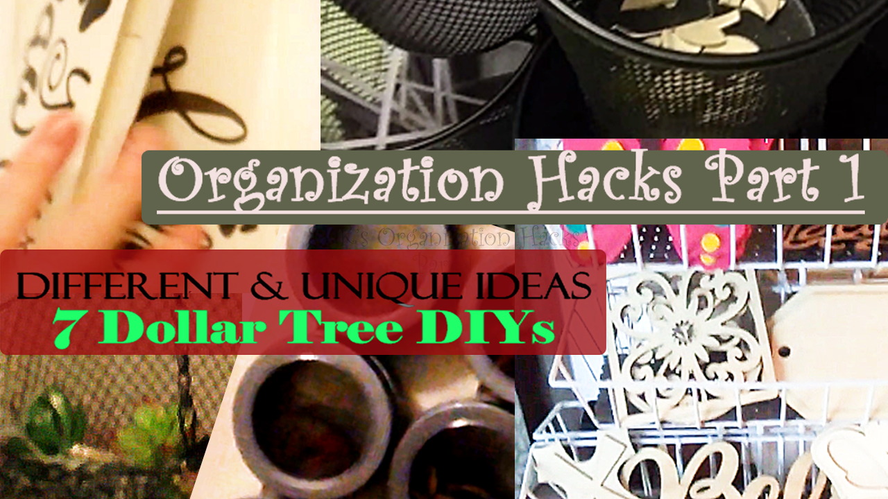 Unique Craft Supplies Organization Hacks with Dollar Tree Items