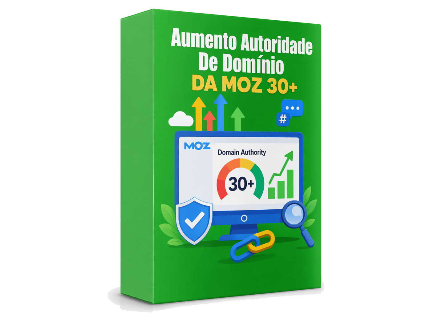 aumento de autoridade de domínio DA Moz