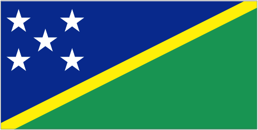 The Solomon Island flag