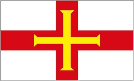 The Guernsey flag