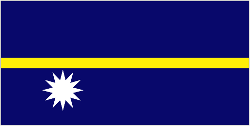 The Nauru flag