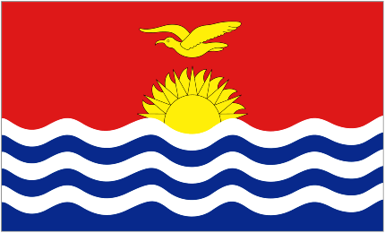 The Kiribati flag