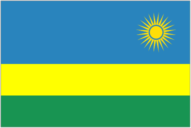 The Rwanda flag