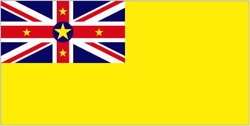 The Niue flag