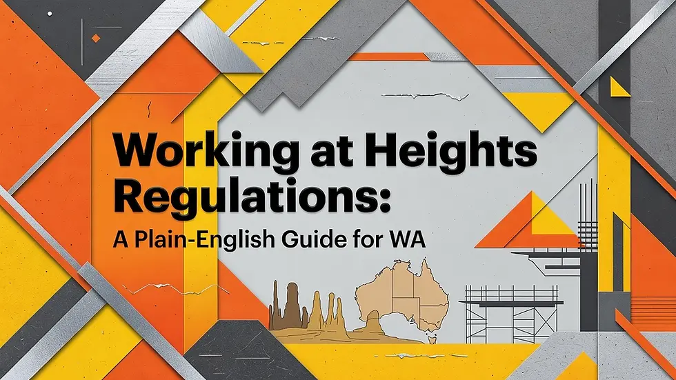 Working at Heights Regulations: A Plain-English Guide for WA