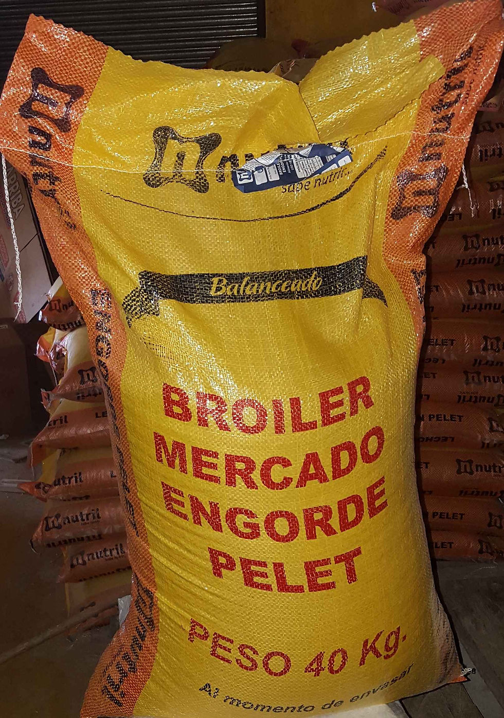Broiler Mercado Engorde Pelet 40 Kg
