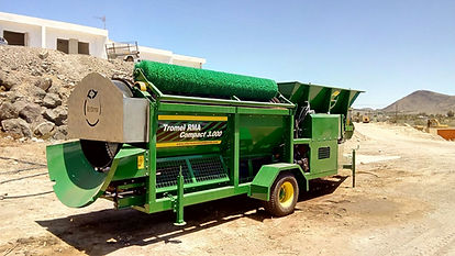 Tromel de afino compost