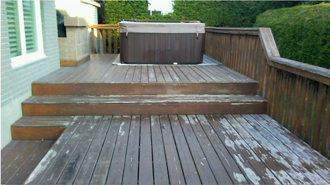 Luxury home deck painting and staining with weatherproof coatings