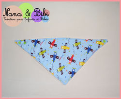 Bavoir Bandana Avions3