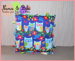 Coussin_doudou_étiquette_Chouette
