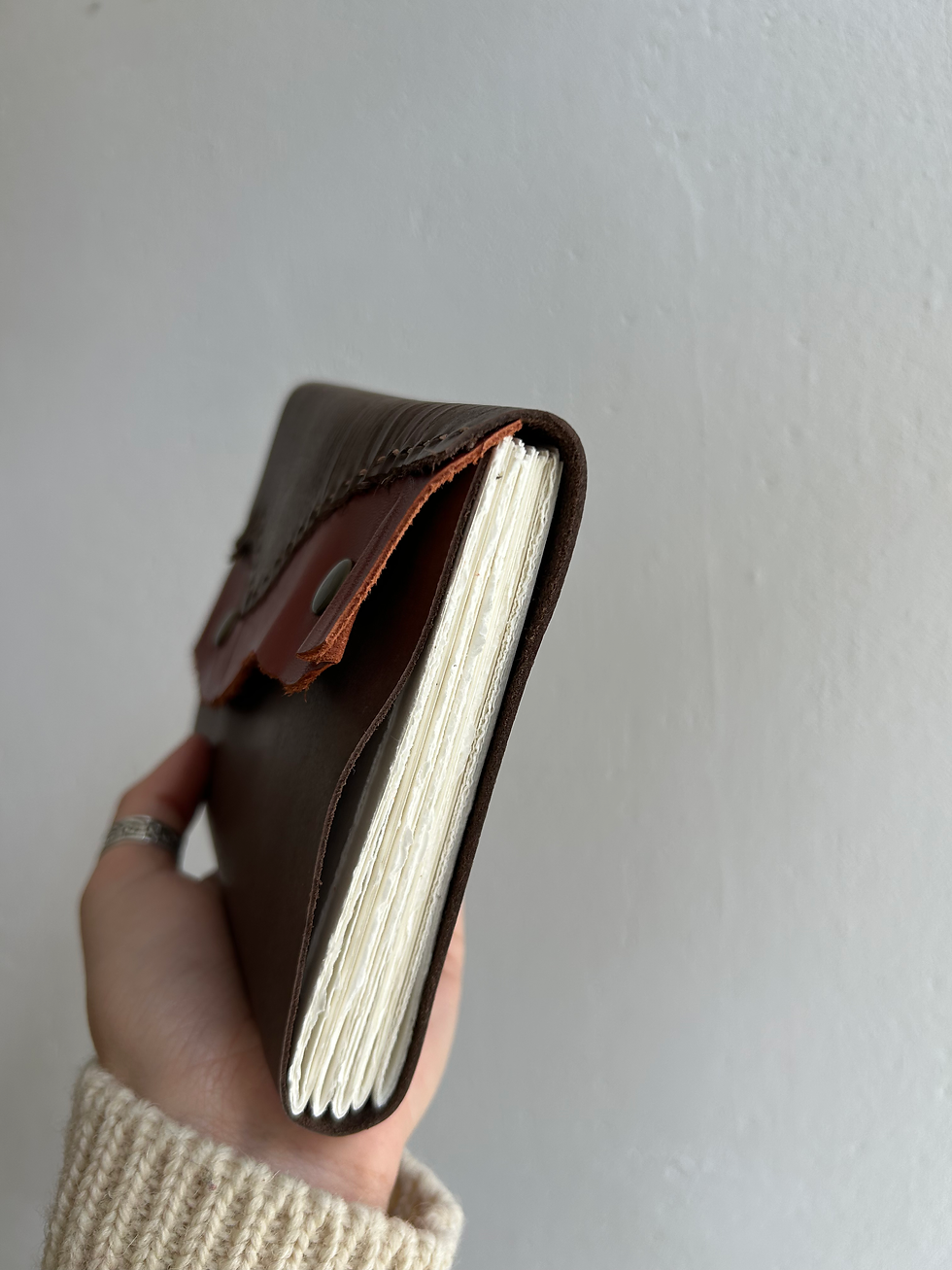Thumbnail: Snap Layered Leather Journal