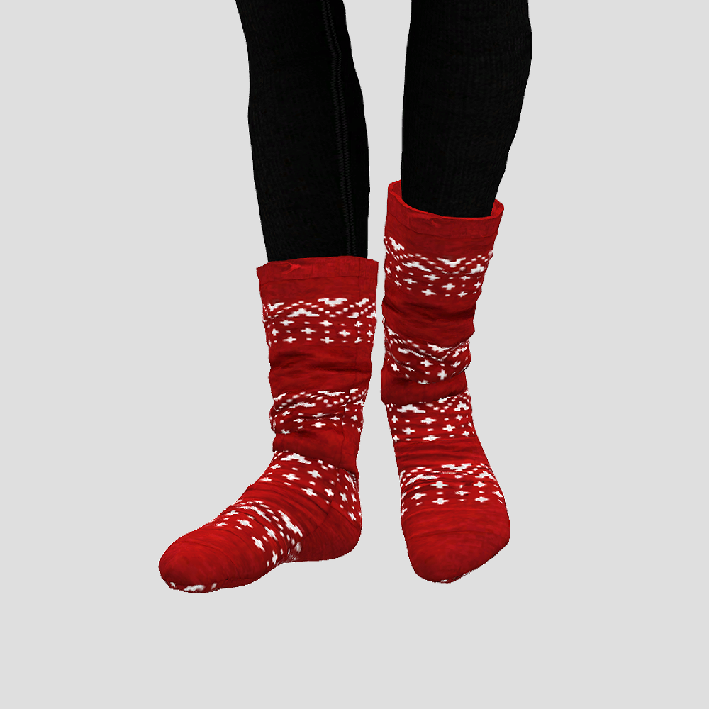 Christmas socks (shoes category) (Christmas Collection 2018)