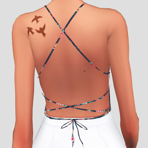 sims 4 backless dress The Sims - TS4 - Ksenia Dress by Sifix http://www.thesimsresource.com/downloads/1468605