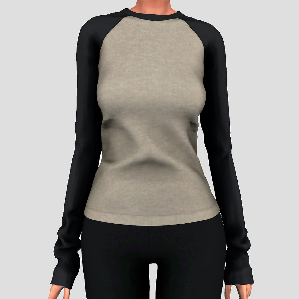 Long sleeve raglan tee snailrow