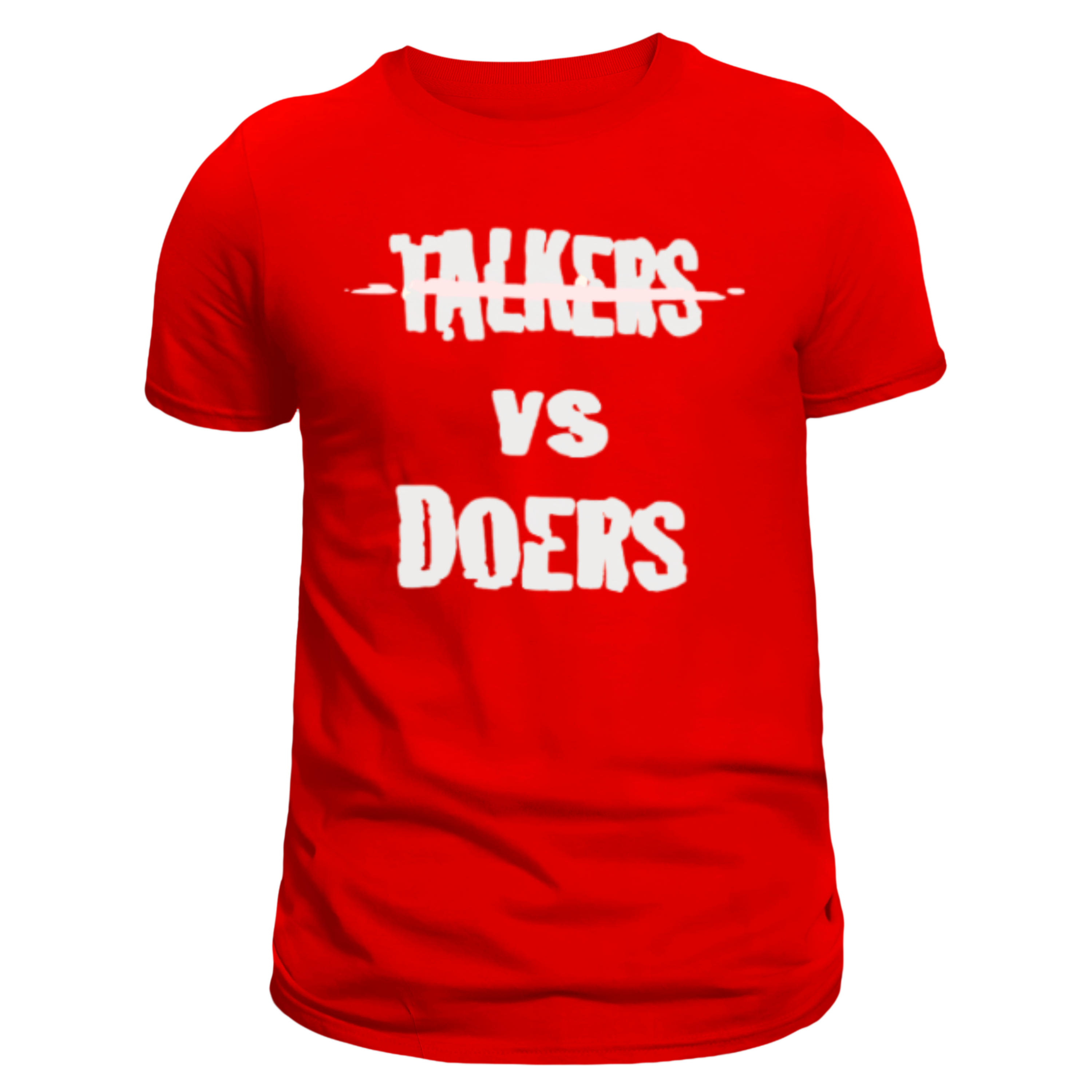 Talkers vs Doers T-shirt (Red)