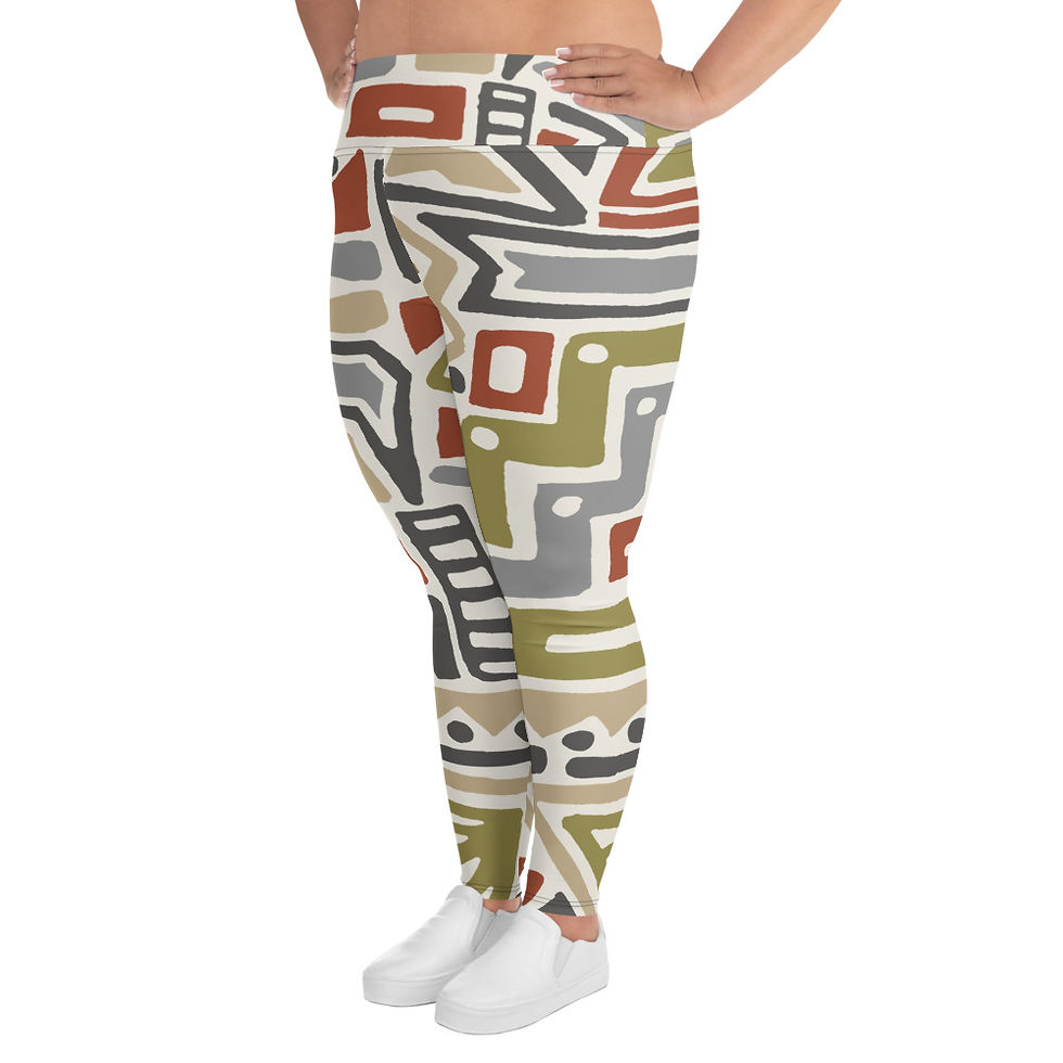 Thumbnail: Kalahari Yoga Leggings - Plus Size